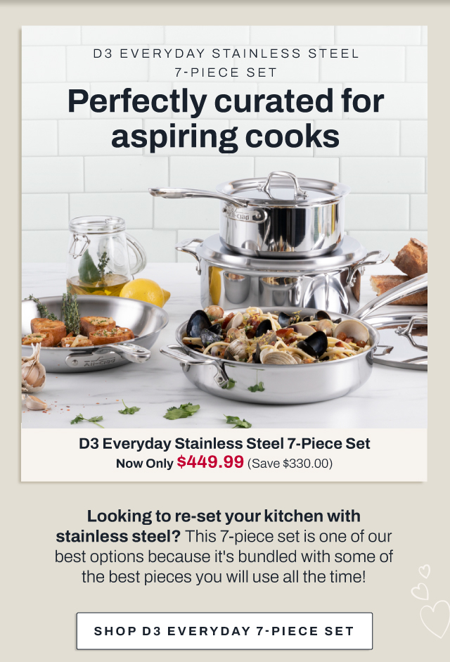 Shop D3 Everyday 7 piece set