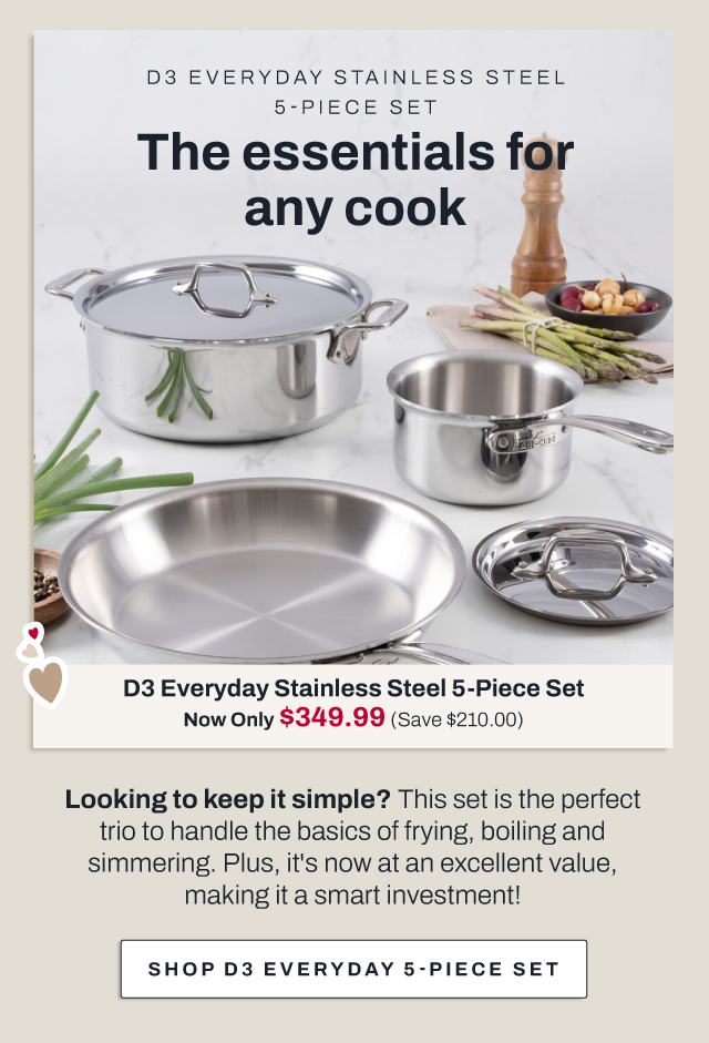 Shop D3 Everyday 5 piece set