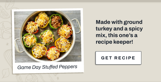 Game Day Stuffed Peppers - Get the recipe