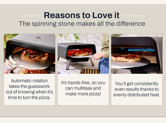 Reasons to love the pizza oven