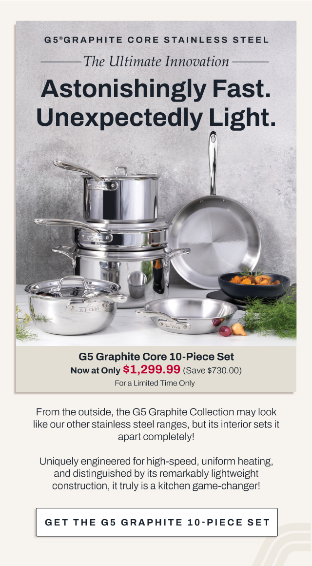 G5 Graphite Core 10-piece set - shop now