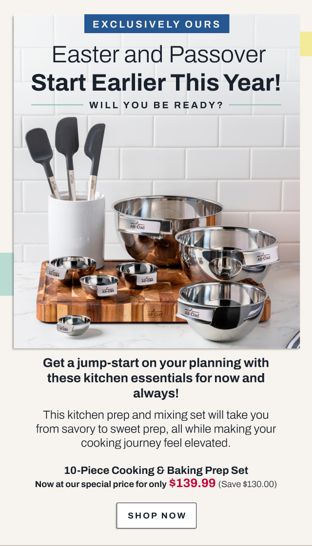 10-piece cooking and baking set - shop now