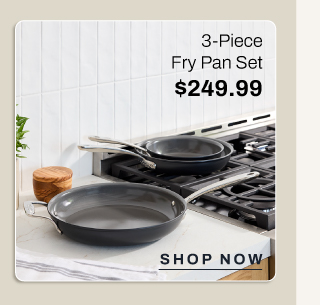 3 piece fry pan set - shop now
