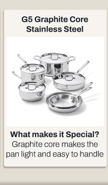 G5 Graphite Stainless 10 piece set
