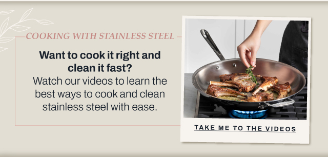 Cooking with stainless watch videos
