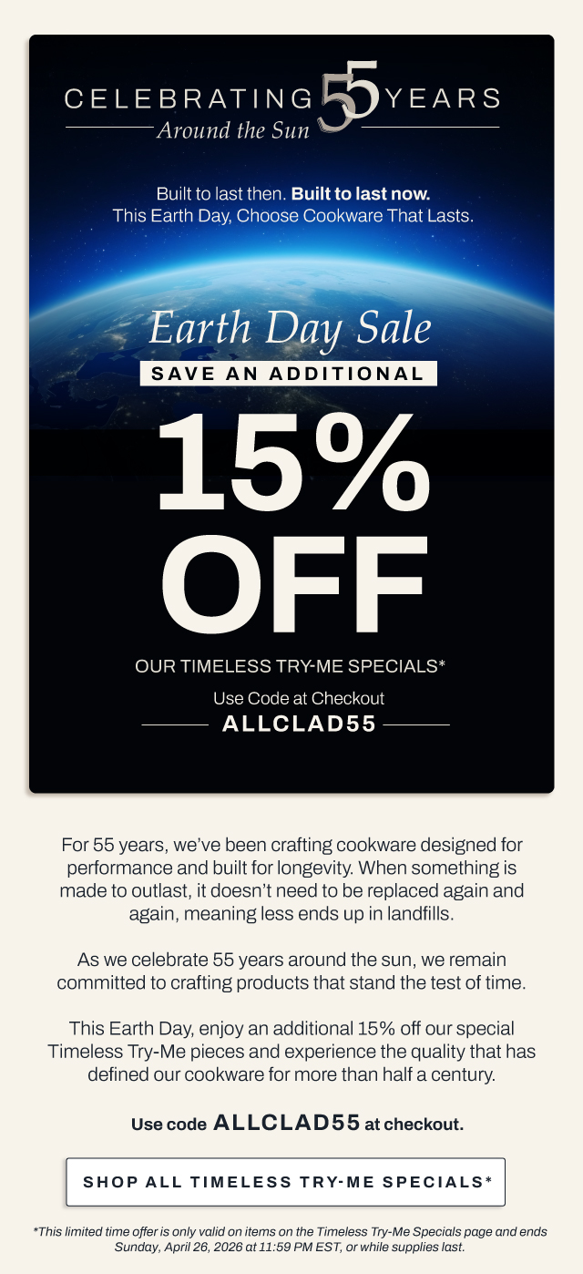 Earth Day Sale