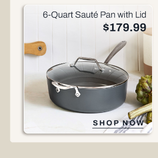 HA1 Ceramic nonstick 6 qt. saute pan