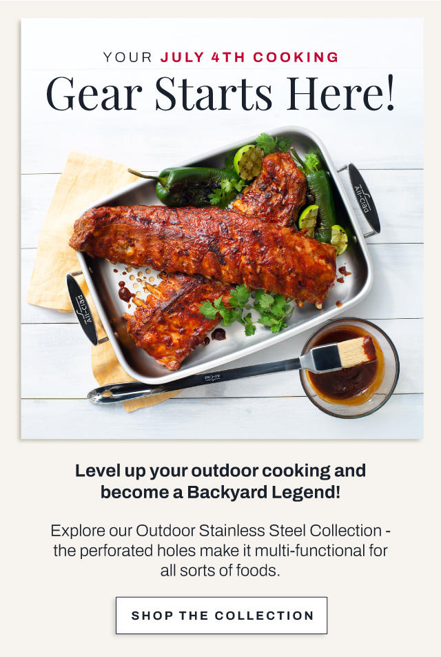 Outdoor stainless steel collection - shop now