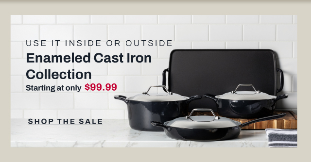 Shop the Enameled Cast Iron Collection Sale