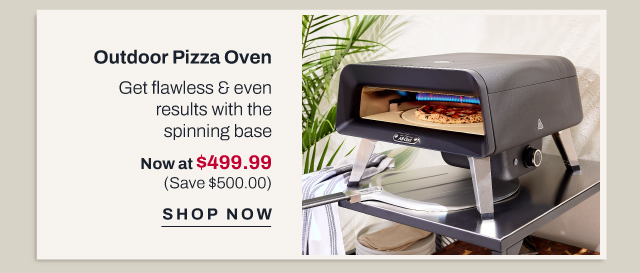Outdoor pizza oven