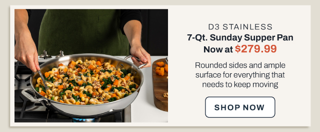 D3 7 qt. sunday supper pan
