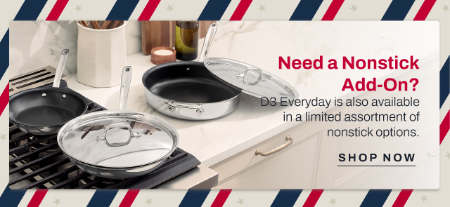 shop d3 Everyday nonstick options
