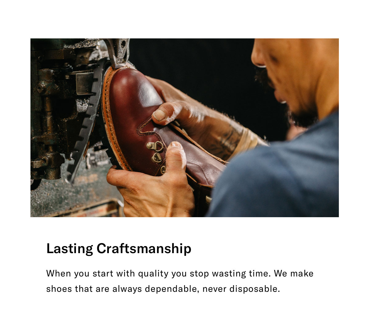 The Four Pillars Of Allen Edmonds: American Style, Steadfast Performance, Lasting Craftsmanship And Exceptional Service. Click Here To Learn More.