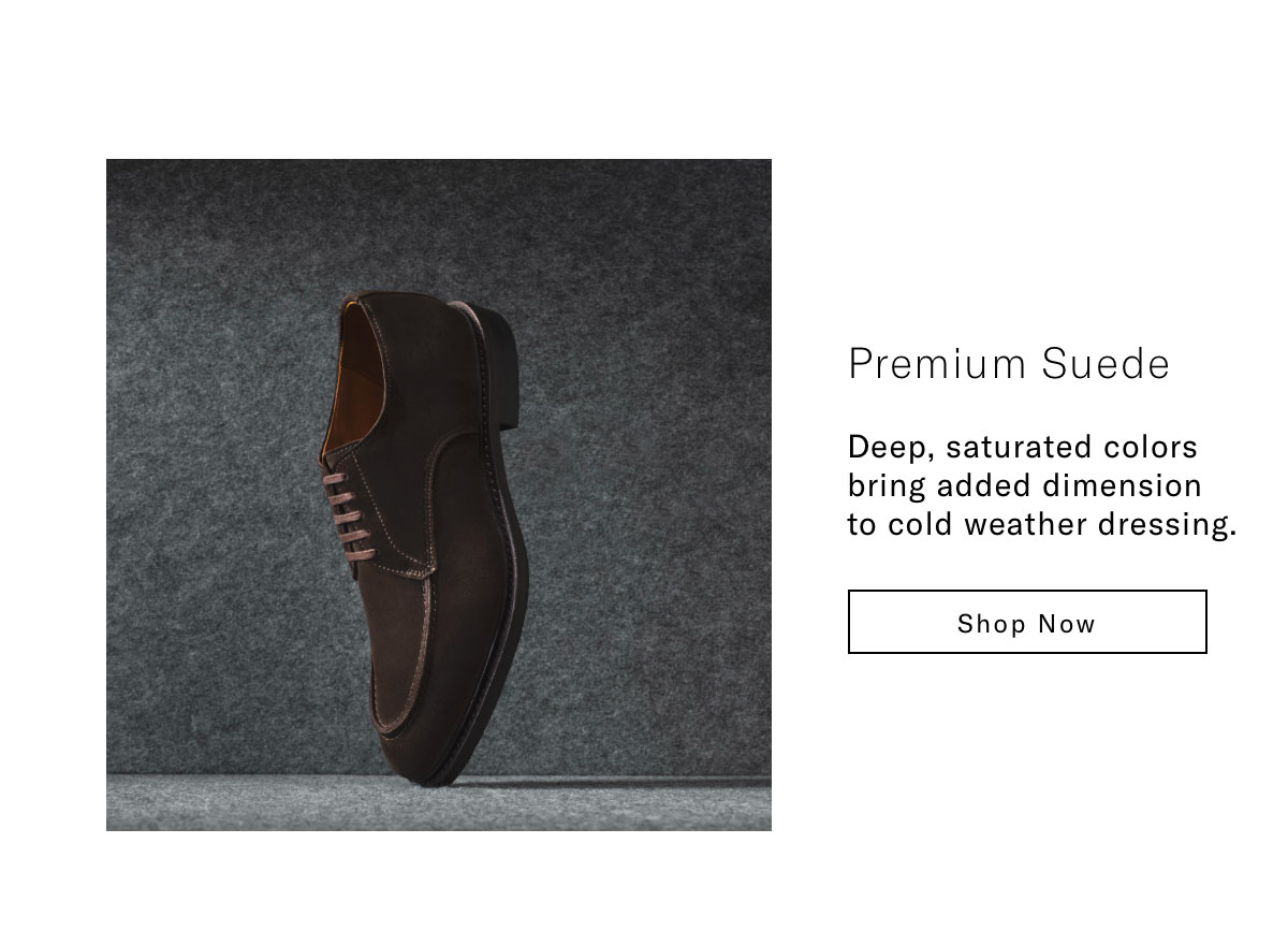 Click here to shop the Rivington in premium suede.