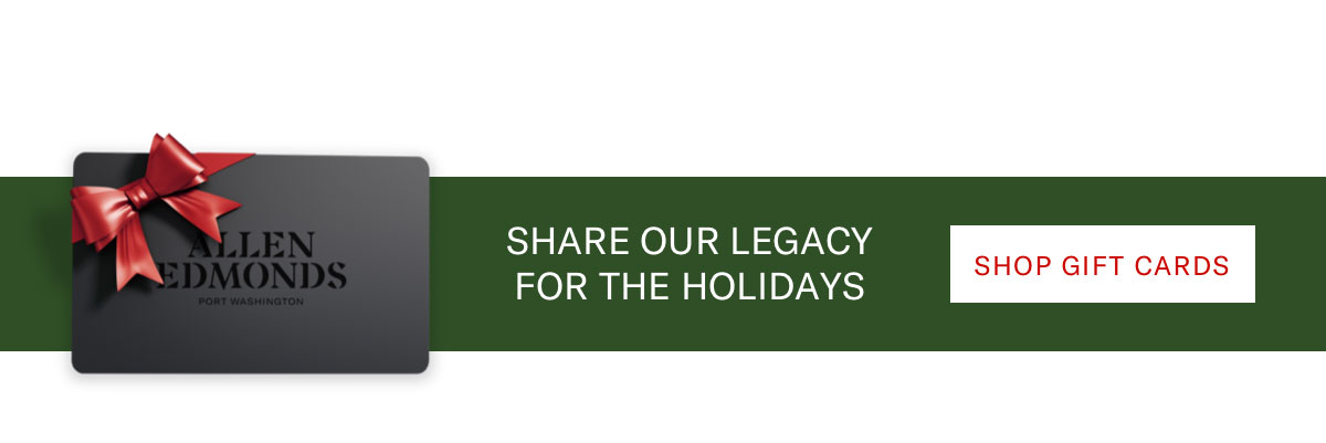 Share Our Legacy For The Holidays - Click Here To Shop Gift Cards