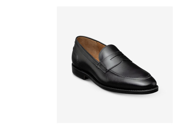 Click here to shop the Randolph 2.0 loafer in black leather.
