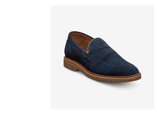 Click here to shop the Randolph Verse Loafer in navy suede.