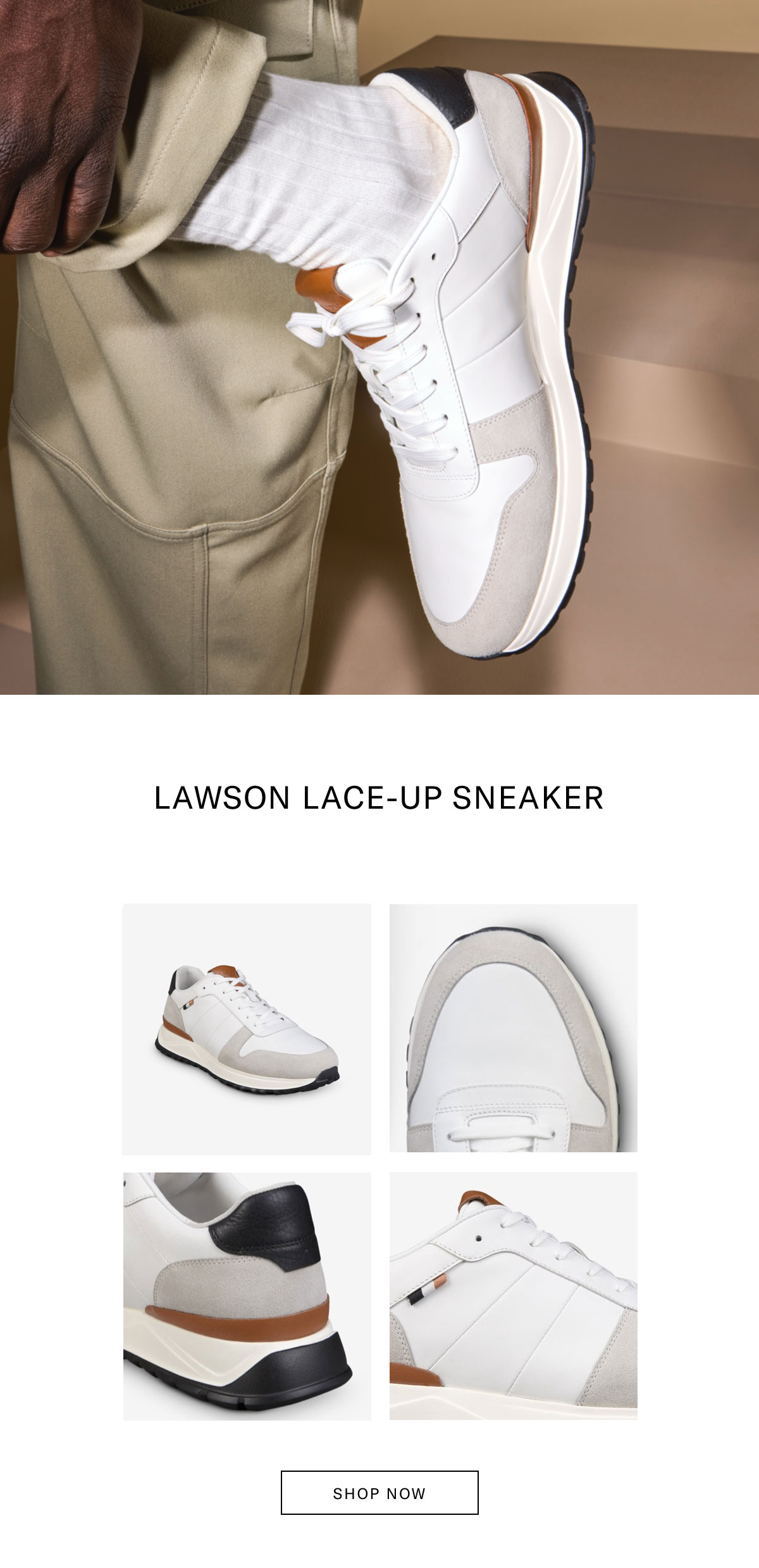 Click Here To Save On The Lawson Lace-up Sneaker.