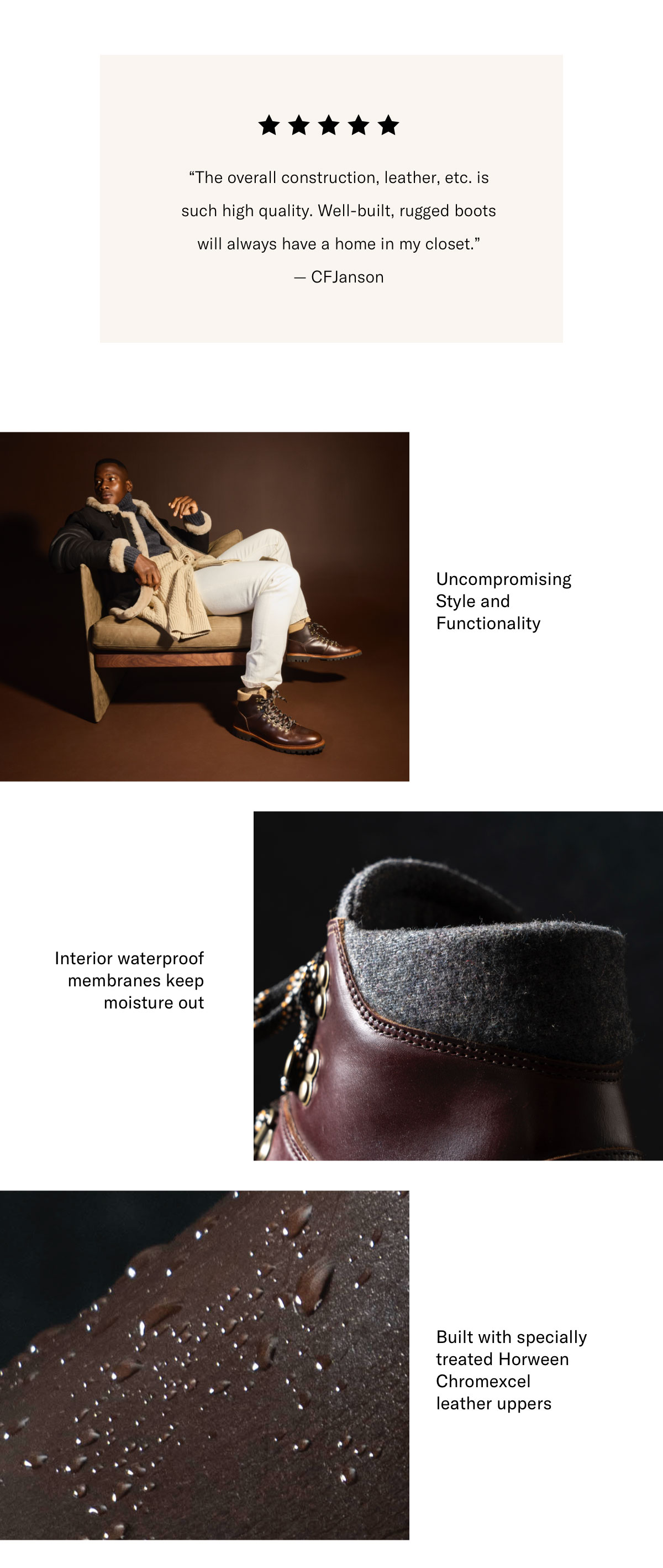The Whistler Boot Is Built With Interior Waterproof Membranes That Keep Moisture Out. Click Here To Shop Now.