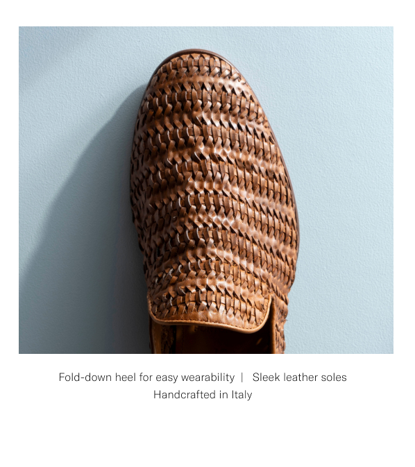 The Portofino Loafer Has A Fold-down Heal For Easy Wearability, Sleek Leather Soles And Is Handcrafted In Italy. Click Here To Shop Now.