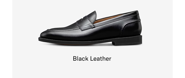 Click Here To Shop The Randolph 2.0 Penny Loafer In Black Leather.