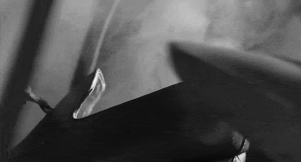 Gif Of An Artisan In The Factory At Port Washington, Wisconsin Crafting A New Shoe. Click Here To Learn More About The Port Washington Studio.