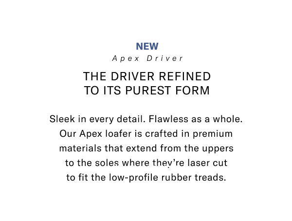 New - Apex Driver - The Driver Refined By Its Purest Form. Click Here To Shop It Now.