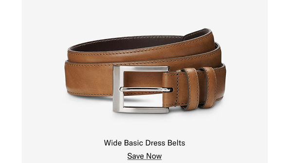 Click Here To Save On Wide Basic Belts.
