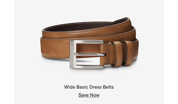 Click Here To Save On Wide Basic Dress Belts.