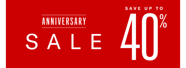 Final Days - Anniversary Sale 2026 is here. Click here to shop the biggest sale of the season and save up to 40%.
