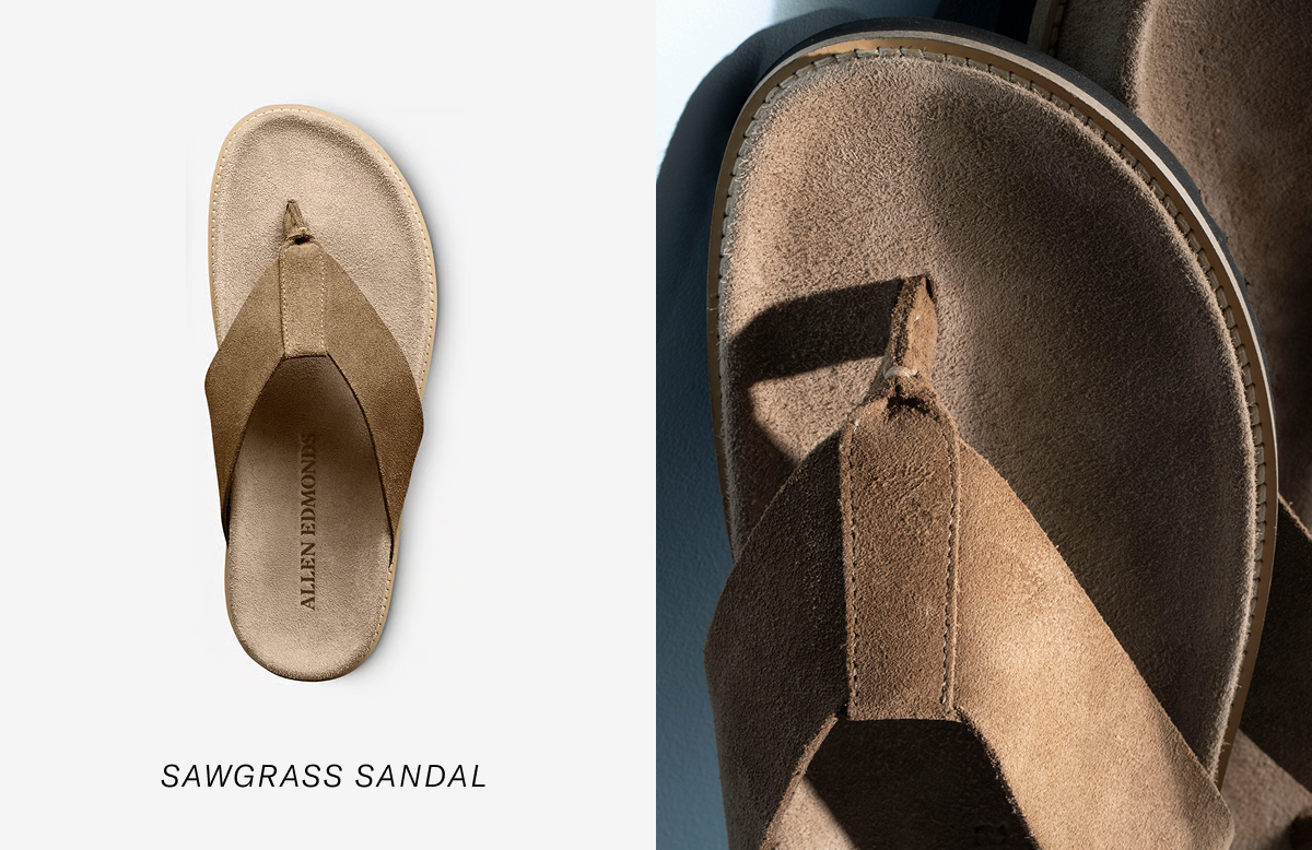 Click Here To Shop The Sawgrass Sandal Available In Two Suede Options