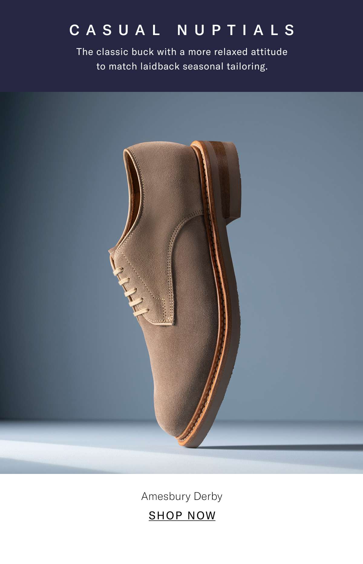Click Here To Shop The Amesbury Derby, Perfect For Casual Nuptials.