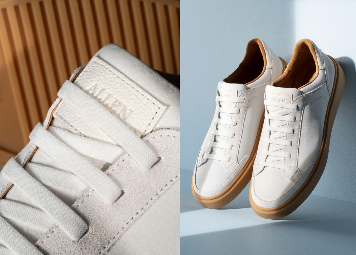 Images Of The Lace Feature On The Oliver Stretch-lace Sneaker. Click Here To Shop Now.