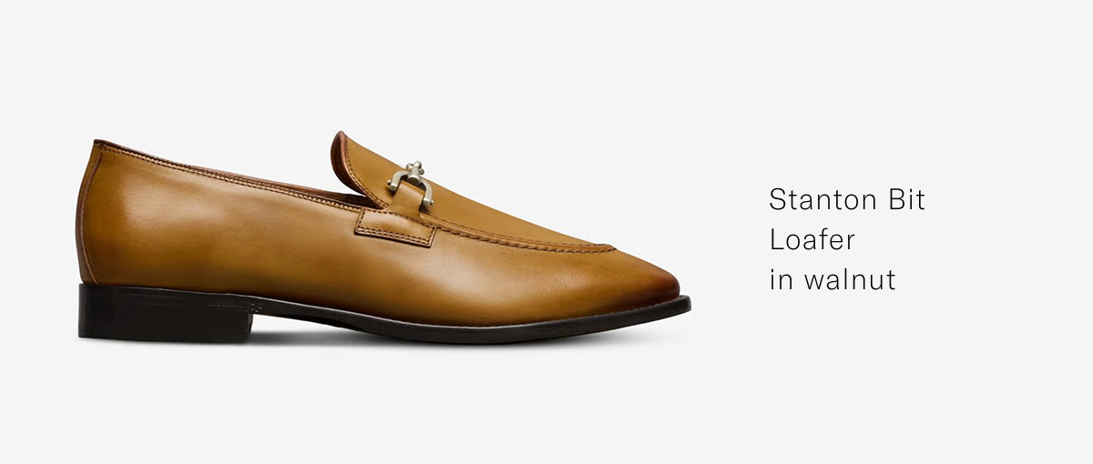 Click Here To Shop The Stanton Bit Loafer In Walnut.