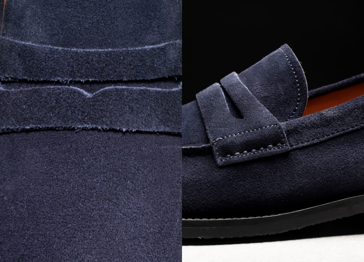 Click here to shop the Sorrento Penny Loafer in new colors including navy suede.