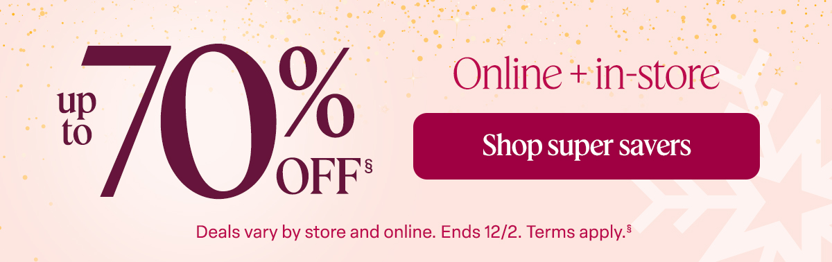 Shop super savers