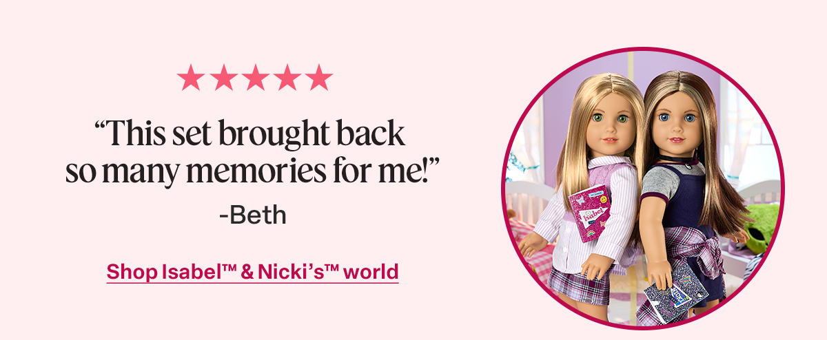 Shop Isabel and Nicki's world