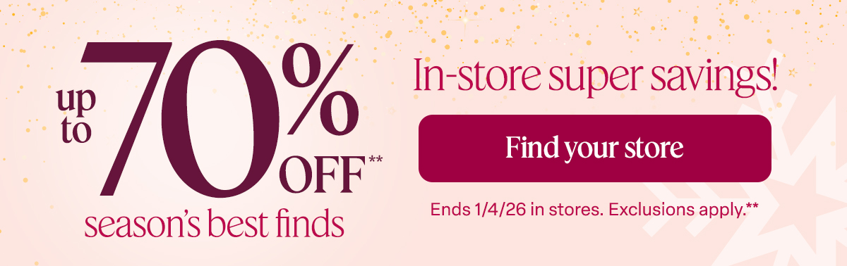 Find your store