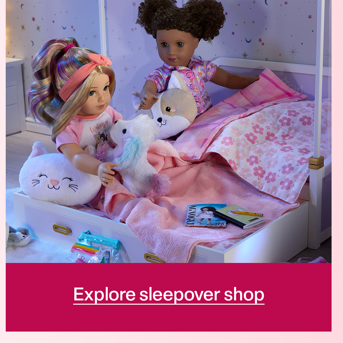 Explore sleepover shop
