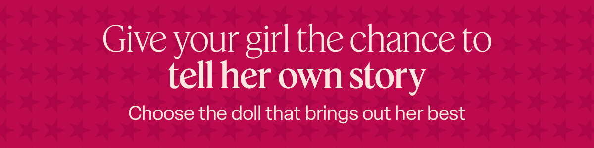 Give your girl the chance to tell her own story