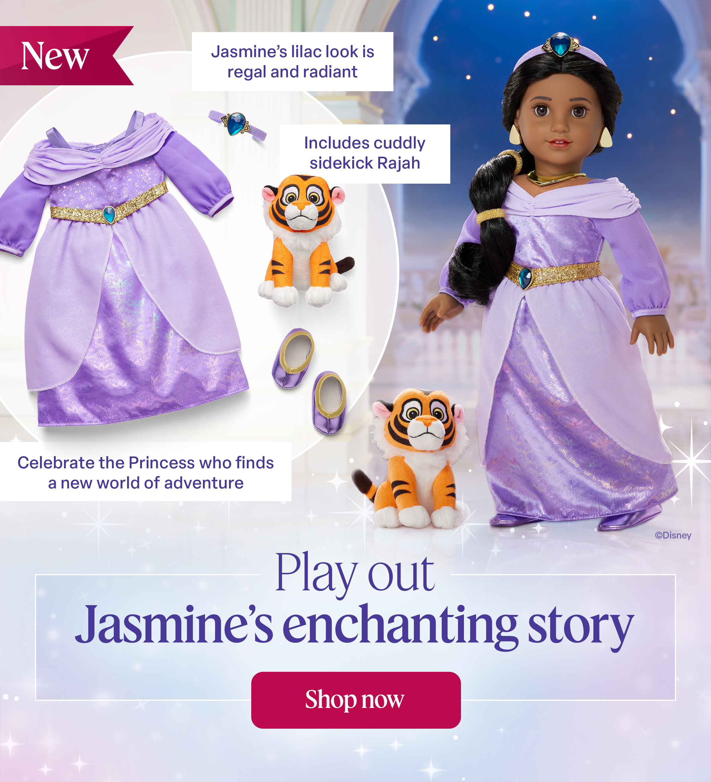 Play out Jasmine’s enchanting story