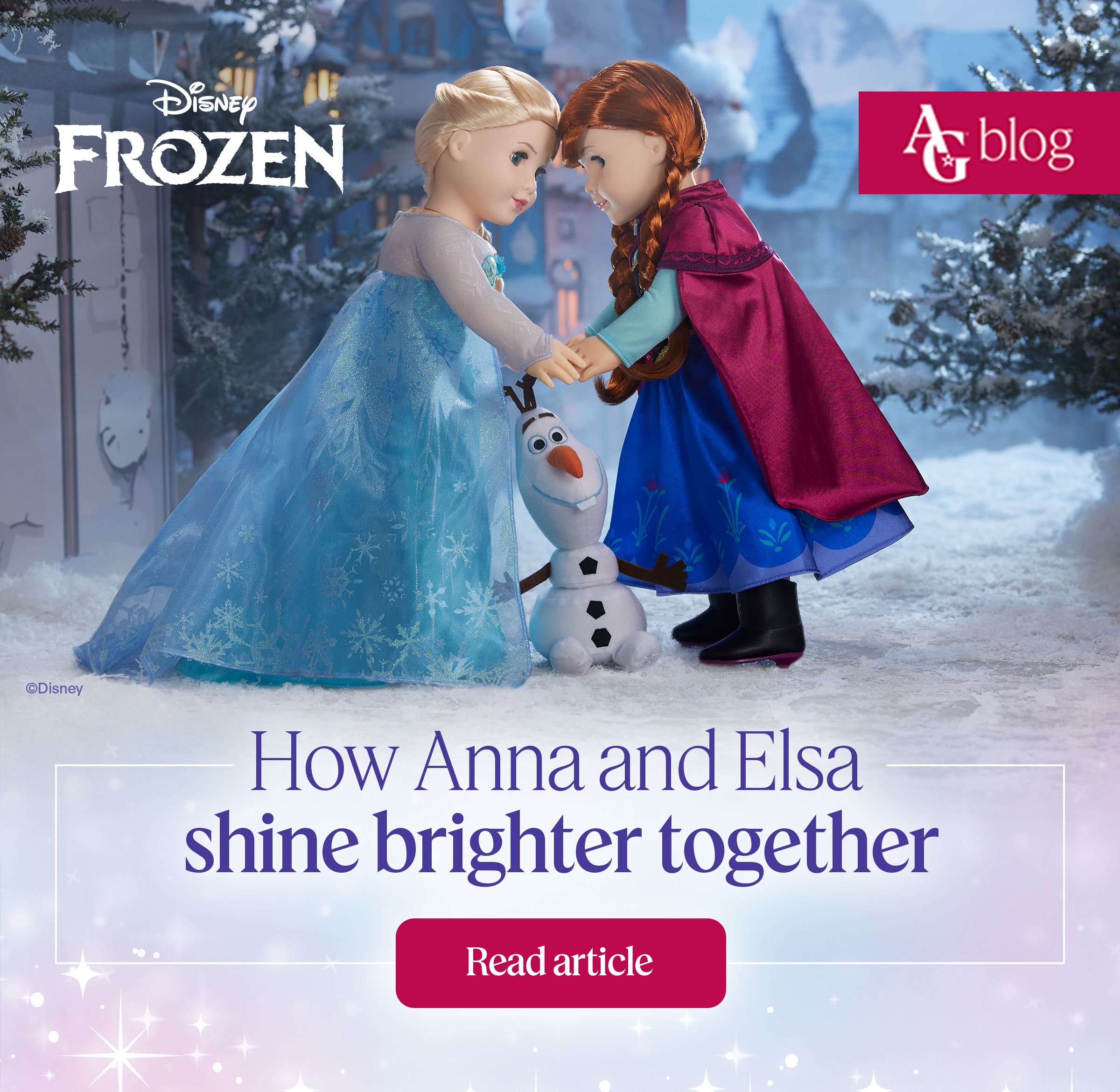 How Anna and Elsa shine brighter together