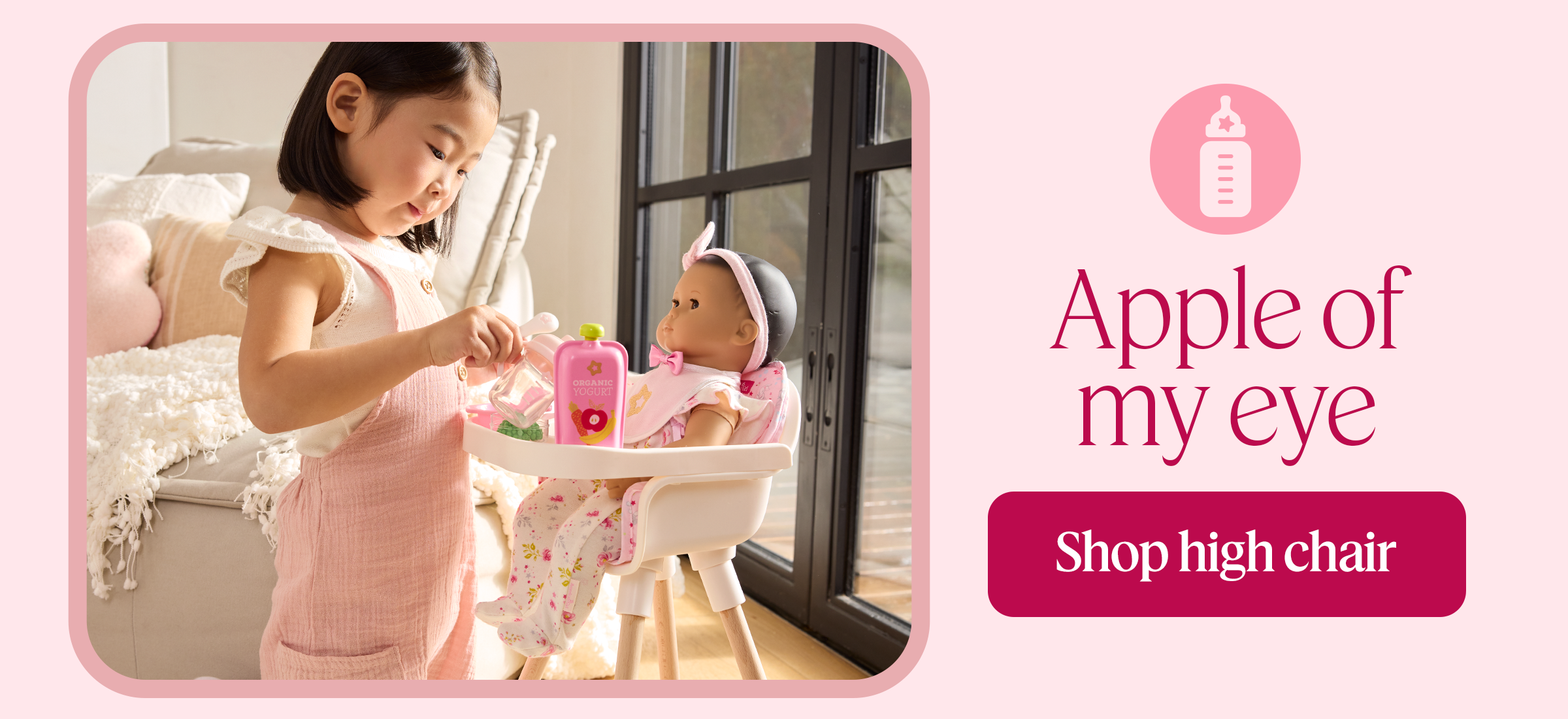Apple of my eye. Shop high chair.