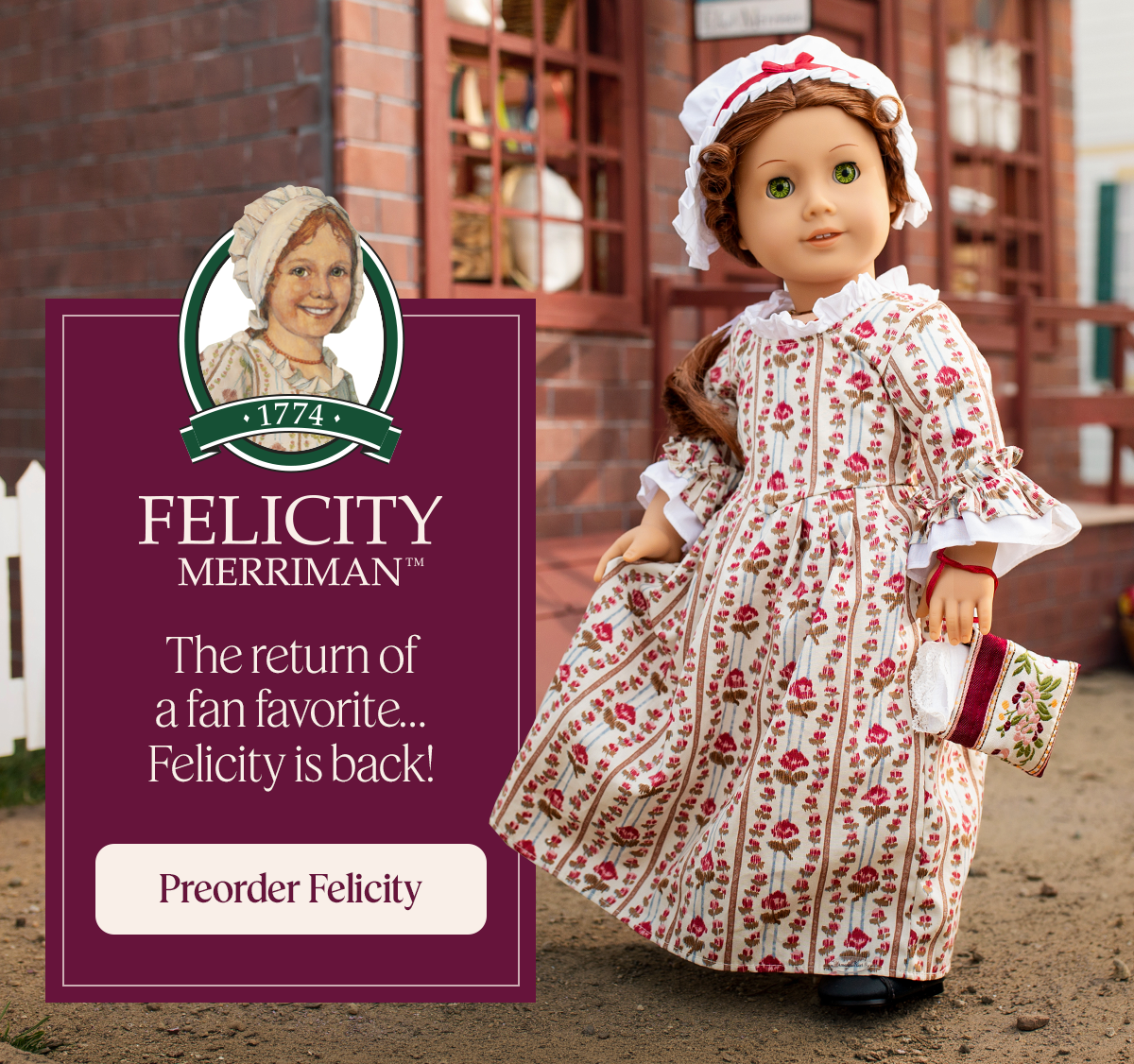 The return of a fan favorite…Felicity is back! Preorder Felicity