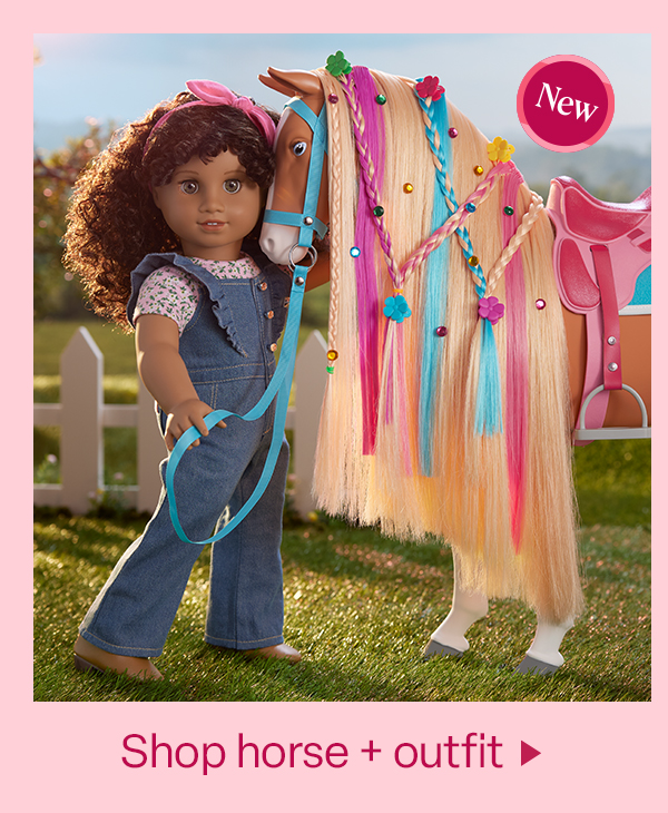 Shop horse + outfit
