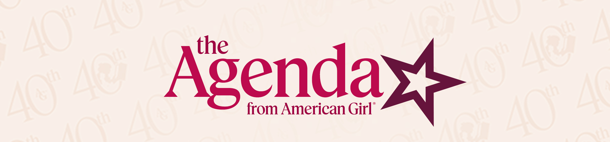 The Agenda from American Girl