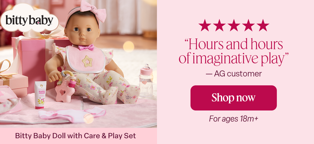 Bitty Baby® Doll with Care & Play Set. Shop now