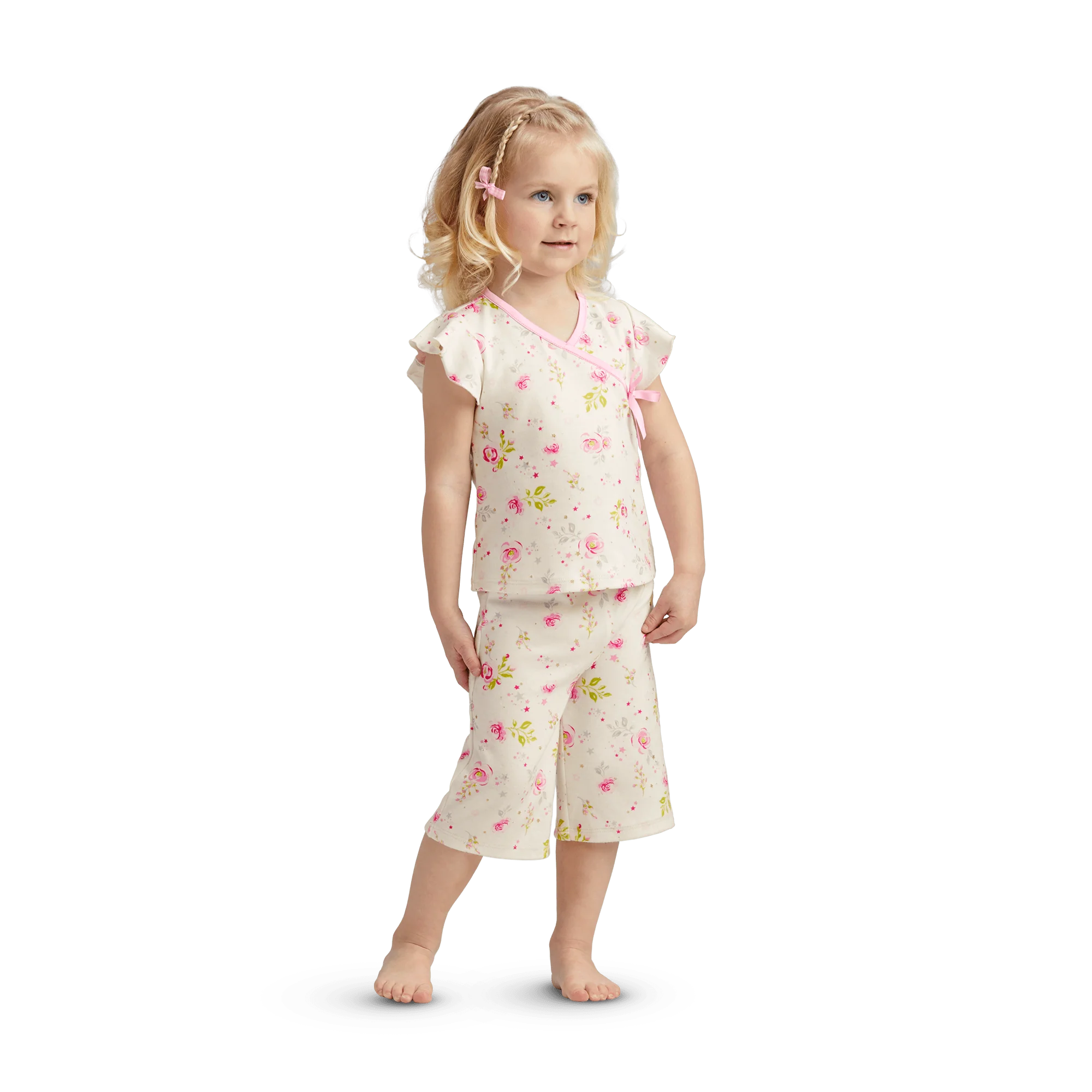 Image of Beautiful Blooms Pajamas for Little Girls