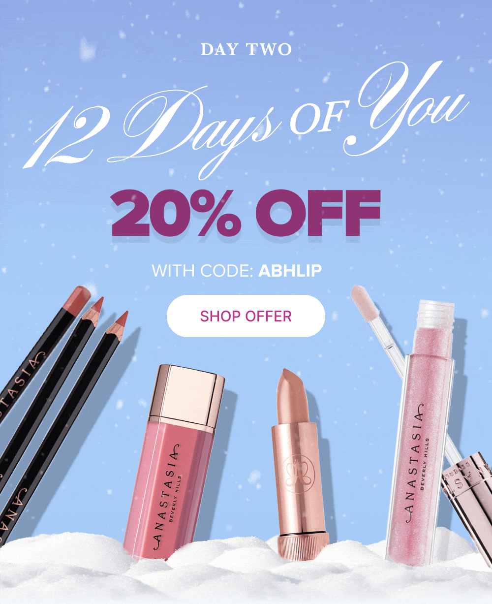 12 Days of You: 20% Off Lip