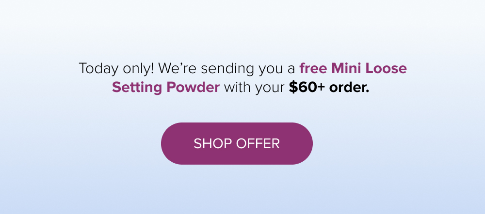 12 Days of You: Free Mini Loose Setting Powder